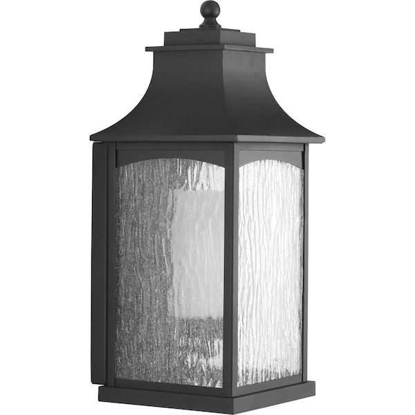 Progress Lighting Maison Collection Black One-Light Large Wall Lantern P6636-31MD - main